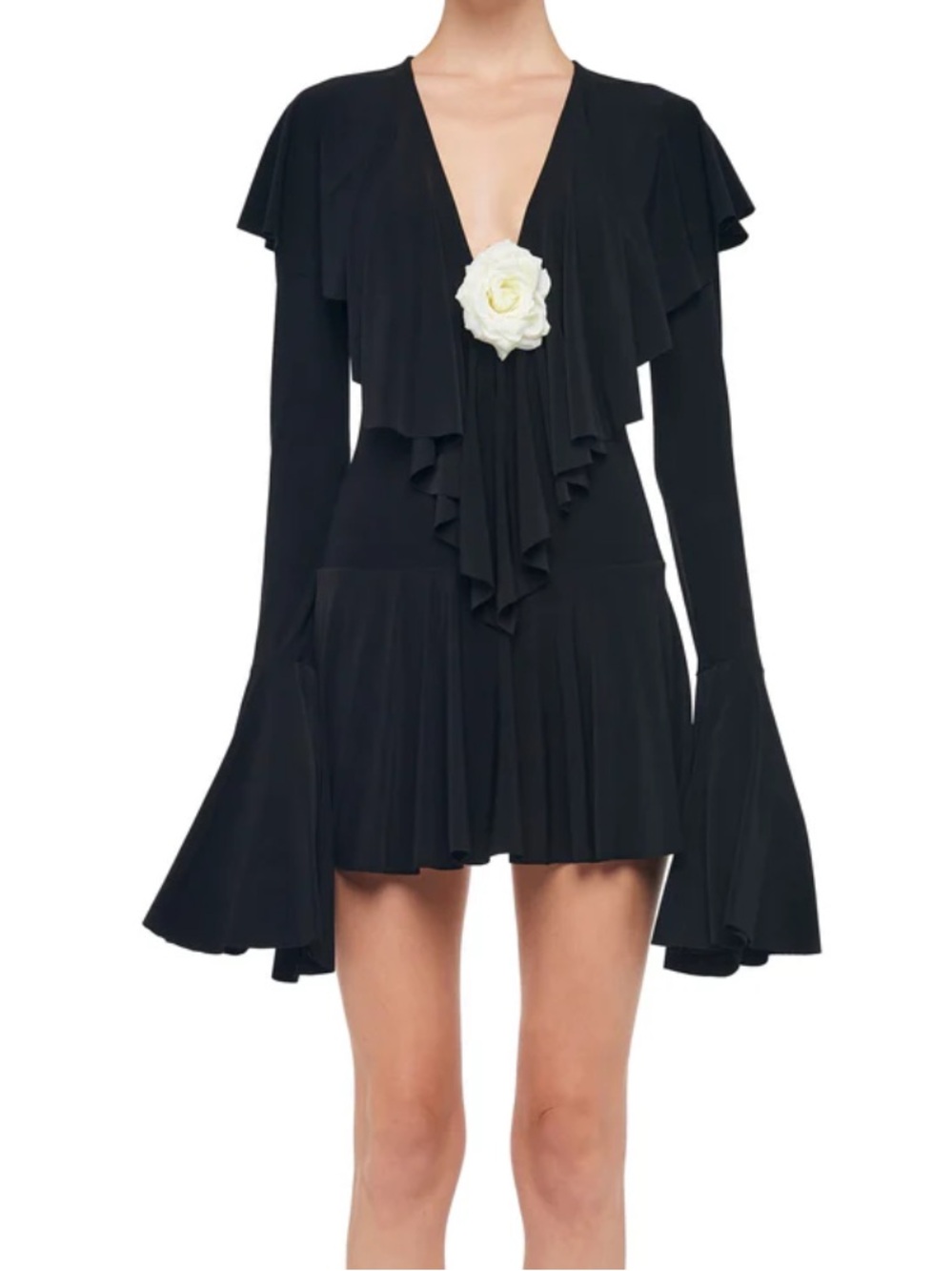 Norma Kamali Worn once to a concert. EUC Built in panties. Flower is not include - Picture 5 of 10